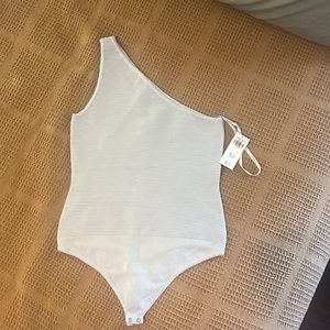 Abercrombie and Fitch light baby blue bodysuit